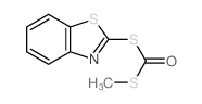 benzothiazol-2-ylsulfanyl-methylsulfanyl-methanone结构式