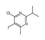 4-Chloro-5-iodo-2-isopropyl-6-methylpyrimidine结构式
