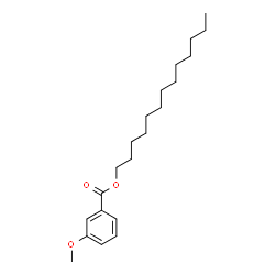3-Methoxybenzoic acid tridecyl ester结构式