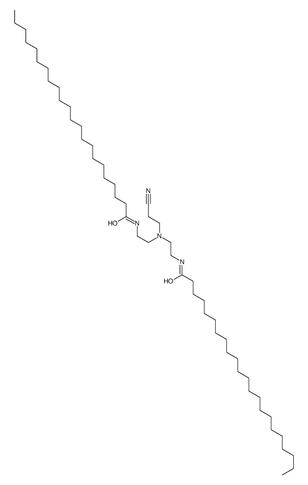 N,N'-[[(2-cyanoethyl)imino]diethylene]bisdocosanamide Structure