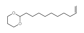 2-dec-9-enyl-1,3-dioxane结构式