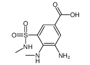 3-amino-4-(methylamino)-5-(methylsulfamoyl)benzoic acid Structure