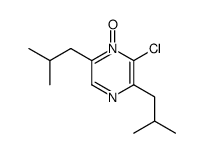 2-chloro-3,6-diisobutylpyrazine 1-oxide结构式