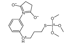 1-[3-[3-(Trimethoxysilyl)propoxy]phenyl]-2,5-pyrrolidinedione结构式