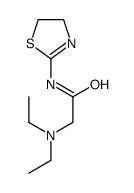 2-(diethylamino)-N-(4,5-dihydro-1,3-thiazol-2-yl)acetamide结构式