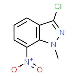 3-chloro-1-methyl-7-nitro-indazole Structure