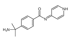 Benzamide, 4-(1-amino-1-methylethyl)-N-4-pyridinyl- (9CI)结构式