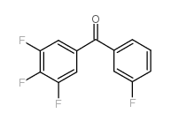 3,3,4,5-四氟苯甲酮结构式