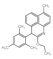 Benzeneethanimidicacid, 2,4,6-trimethyl-N-(4-methylphenyl)-a-phenyl-, ethyl ester结构式
