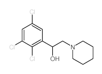 1-Piperidineethanol, a-(2,3,5-trichlorophenyl)-结构式