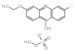 8-chloro-2-ethoxy-5-methyl-phenazine; sulfooxymethane结构式