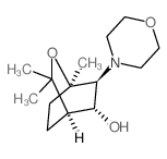 (1R,4R,5R,6S)-1,8,8-trimethyl-6-morpholin-4-yl-7-oxabicyclo[2.2.2]octan-5-ol结构式