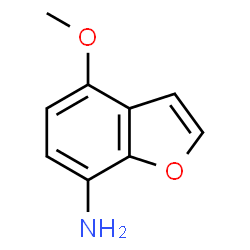 7-Benzofuranamine,4-methoxy-(9CI) structure
