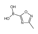 3-甲基-1,2,4-噁二唑-5-基硼酸结构式
