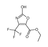 2-OXO-4-TRIFLUOROMETHYL-2,3-DIHYDRO-OXAZOLE-5-CARBOXYLIC ACID ETHYL ESTER结构式