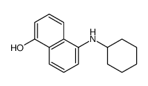 5-(cyclohexylamino)naphthalen-1-ol Structure