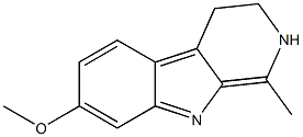 2H-Pyrido[3,4-b]indole,3,4-dihydro-7-methoxy-1-methyl-(9CI)结构式