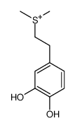 (2-(3,4-dihydroxyphenyl)ethyl)dimethylsulfonium structure