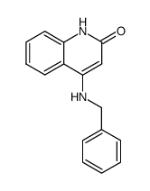 4-benzylamino-1H-quinolin-2-one Structure
