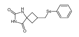 2-((phenylselanyl)methyl)-5,7-diazaspiro[3.4]octane-6,8-dione结构式