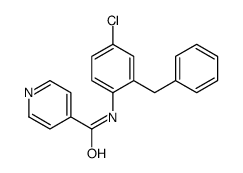 N-(2-benzyl-4-chlorophenyl)pyridine-4-carboxamide结构式