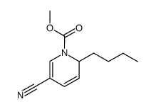 1-methoxycarbonyl-3-cyano-6-n-butyl-1,6-dihydropyridine Structure