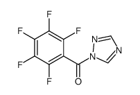 (2,3,4,5,6-pentafluorophenyl)-(1,2,4-triazol-1-yl)methanone Structure