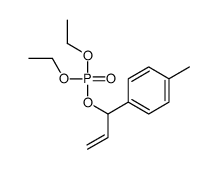 diethyl 1-(4-methylphenyl)prop-2-enyl phosphate Structure