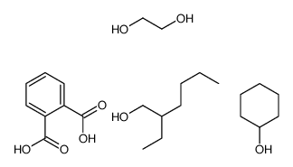 cyclohexanol,ethane-1,2-diol,2-ethylhexan-1-ol,phthalic acid结构式