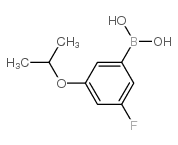 3-Fluoro-5-isopropoxyphenylboronic acid Structure