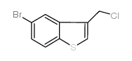 5-溴-3-(氯甲基)-1-苯并噻吩结构式