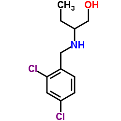 2-[(2,4-Dichlorobenzyl)amino]-1-butanol Structure