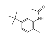 N-acetyl-5-tert-butyl-2-methylaniline结构式