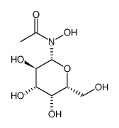 Acetamide, N-.beta.-D-galactopyranosyl-N-hydroxy-结构式