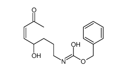 N-[(5E)-4-Hydroxy-7-oxo-5-octen-1-yl]carbamic Acid Benzyl Ester Structure