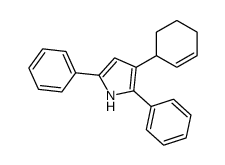 3-cyclohex-2-en-1-yl-2,5-diphenyl-1H-pyrrole Structure