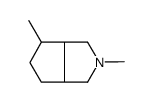 2,4-dimethyl-3,3a,4,5,6,6a-hexahydro-1H-cyclopenta[c]pyrrole Structure