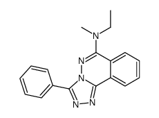 N-ethyl-N-methyl-3-phenyl-[1,2,4]triazolo[3,4-a]phthalazin-6-amine结构式