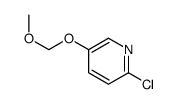 2-氯-5-(甲氧基甲氧基)吡啶结构式