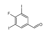 4-氟-3,5-二碘苯甲醛结构式