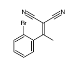 2-[1-(2-bromophenyl)ethylidene]propanedinitrile Structure