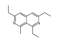 1,3,6-triethyl-8-methyl-2,7-naphthyridine结构式