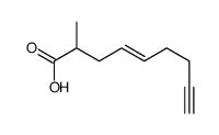 2-methylnon-4-en-8-ynoic acid结构式