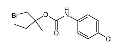 (4-Chloro-phenyl)-carbamic acid 1-bromomethyl-1-methyl-propyl ester结构式