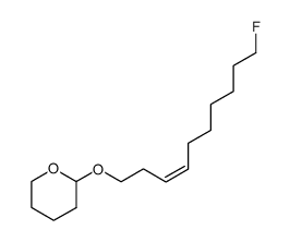 (Z)-2-((10-fluorodec-3-en-1-yl)oxy)tetrahydro-2H-pyran结构式
