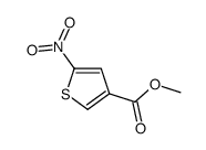 5-硝基噻吩-3-羧酸甲酯结构式