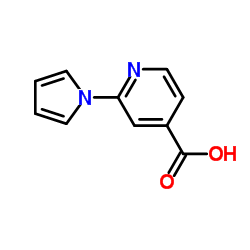 2-(1H-Pyrrol-1-yl)isonicotinic acid Structure