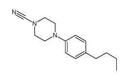 4-(4-butylphenyl)piperazine-1-carbonitrile Structure
