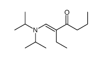 3-[[di(propan-2-yl)amino]methylidene]heptan-4-one结构式