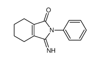 3-imino-2-phenyl-4,5,6,7-tetrahydroisoindol-1-one结构式